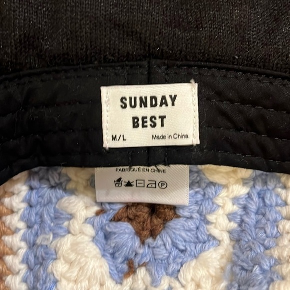 Sunday Best “Theodore” Merino Wool Crochet Bucket Hat – M/L - Picture 10 of 11